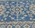 3x5 Feet Blue Kazak Afghan Hand Knotted Geometric Wool Area Rug